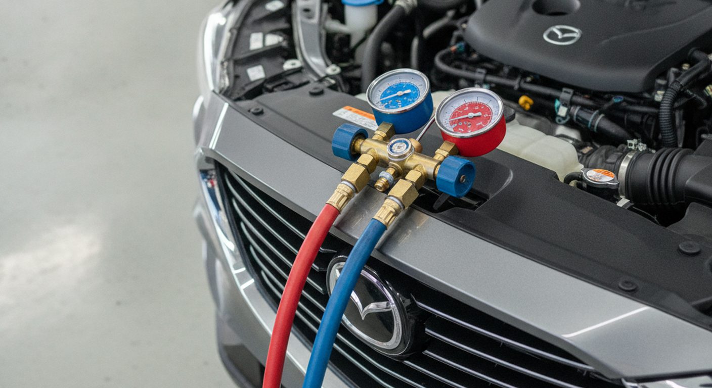 Заправка кондиционера Mazda
