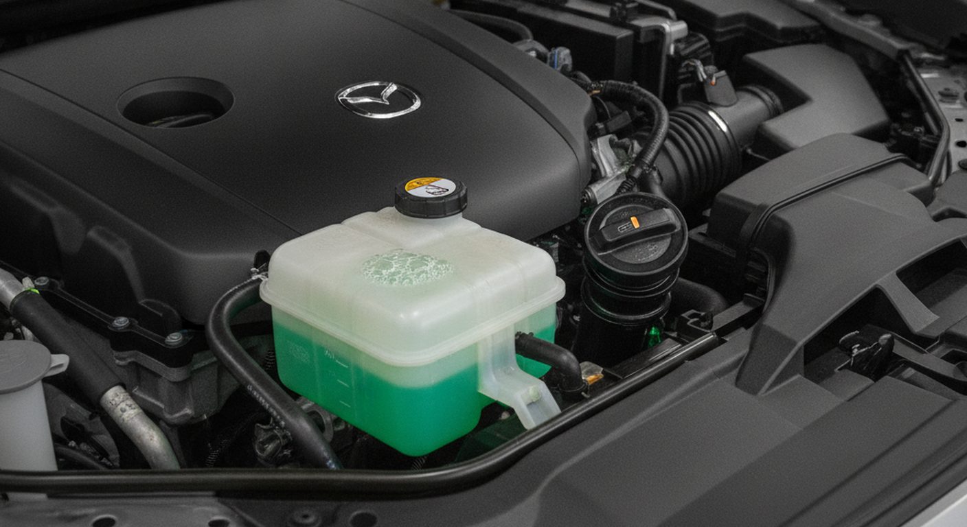 Замена антифриза Mazda